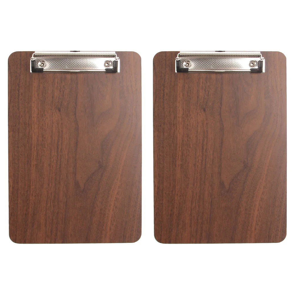 

2Pcs Office Clipboards Document Clipboard Low Profile Clip File Clipboard Classroom Clipboard Hardboard Clipboards