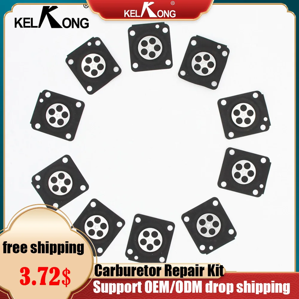 

KELKONG 10 Pcs Metering Diaphragm Assembly 41341214700 Carburetor B135 Chainsaw Repair Parts Metering Gaskets