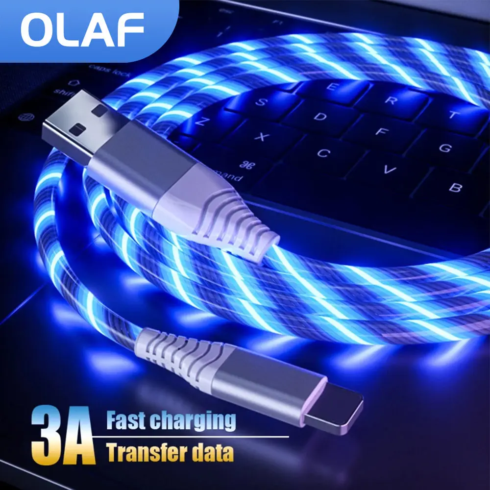 

OLAF 3A USB C кабель USB Type C Быстрая зарядка для Samsung S10 S20 Xiaomi 12 Pro мобильный телефон Type-C зарядное устройство Micro USB кабель