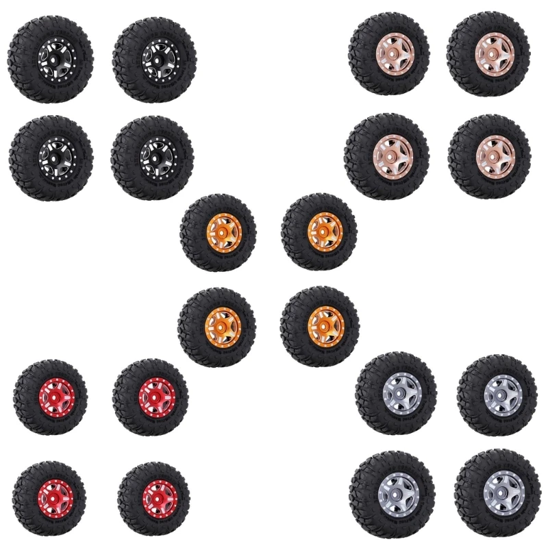 

Rc Rubber Crawler Tires Rc Car Crawler Tires Simulation Durable Anti-scratching