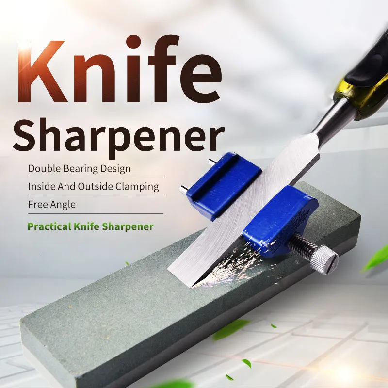 Knife Sharpener Guide Fixed Angle Holder Hone For Wood Chisels&Plane Iron Blades Planers Knife Cutter Carpenter Woodworking Tool