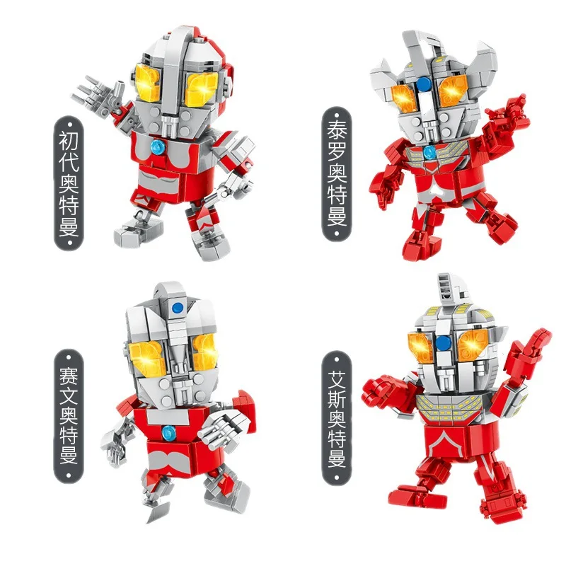 

Экшн-фигурки из мультфильма «Таро семь Ультрамен», 4 модели