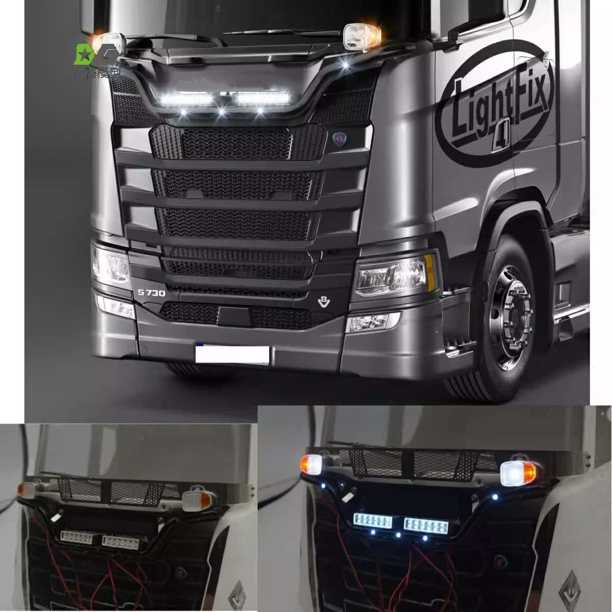 Алюминиевый стержень для прицепа Tamiya Teague Scania 770s 56323 1/14 RC Самосвал Прицеп SCANIA VOLVO BENZ