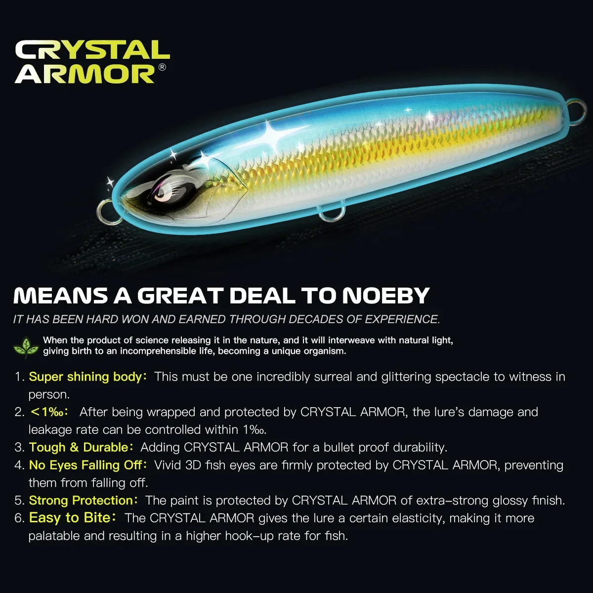 Фото Рыболовная приманка Noeby-Stickbait, тонущий карандашный воблер, усиленная искусственная жесткая приманка, рыболовные приманки Sea Tuna GT, 165 мм, 105 г №4
