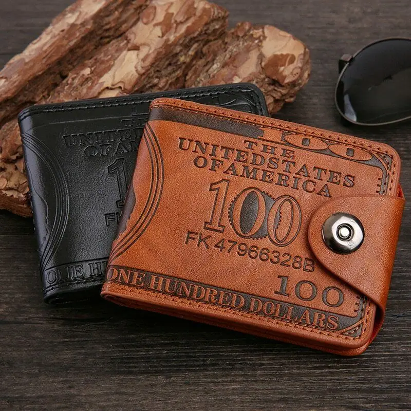 

Men Wallet 3D Dollar Print Credit ID Card Holder Wallet Male Coin Purse Vintage Classic Purse Card Wallet Men Women Card Holders