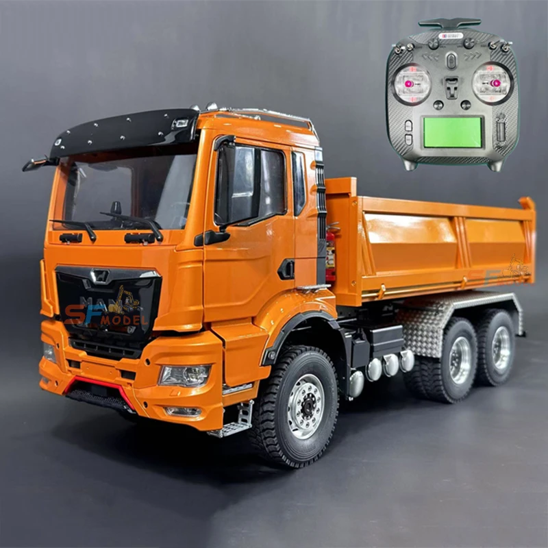 RC Trucks 1/14 6x6 Гидравлический самосвал с ЧПУ Металлический корпус со световой и