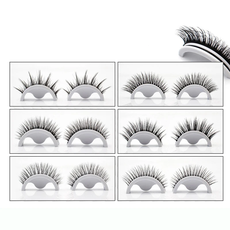 

Self-adhesive false eyelashes Glue-free false eyelash set Comic eyelashes Korean makeup products Custom eyelashes dfe12