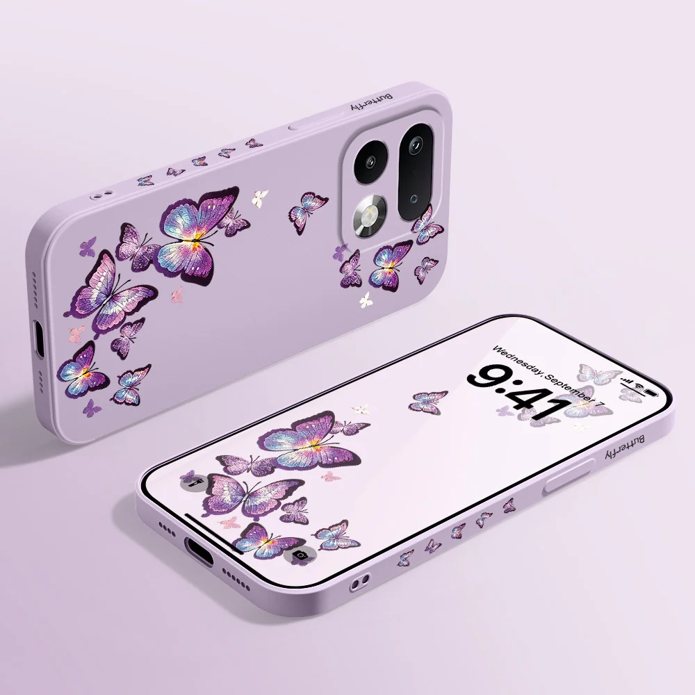Фото Чехол для телефона Butterfly Rush для Oppo Realme 16 15 15T 14 13 12 11 10 9 9I Pro Plus 4G 5G, мягкий силиконовый чехол. №4