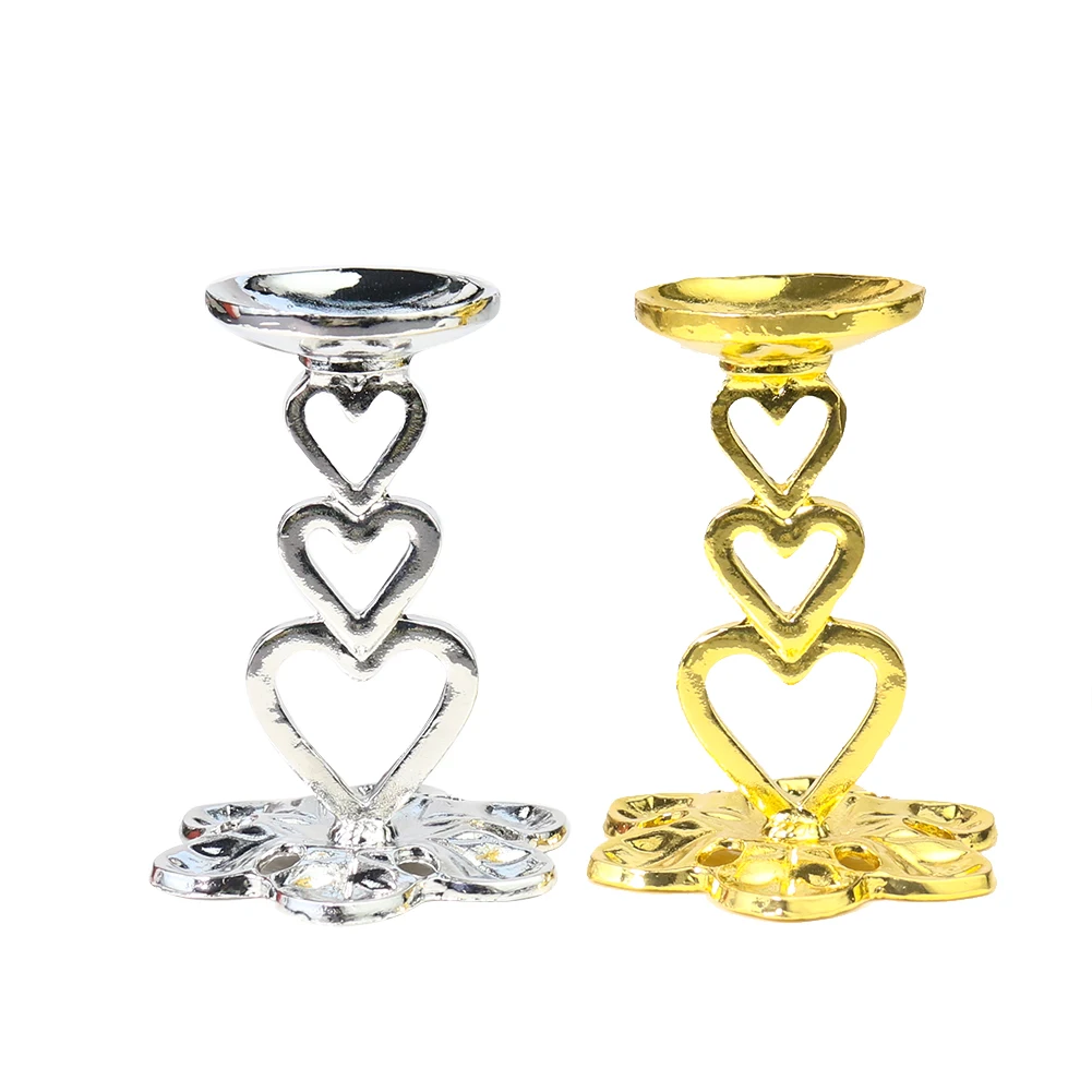 

Золотистая Серебристая подставка для фотографий в виде лепестков сердца и цветов