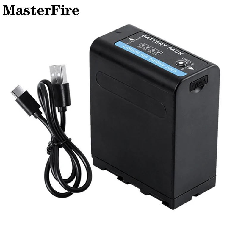 Фото 4x NP-F990 NP-F980 NP-F970 NP-F960 13400 мАч аккумулятор для камеры Sony HVR-Z1C MC-1500C CCD-SC5 HDR-TRV1 светодиодные аккумуляторы для видеолампы №3