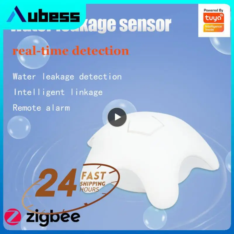 

Water Flood Detector Smart Life Remote Alarm Water Immersion Sensor Overflow Tuya Zigbee Leak Alarm Smart Home