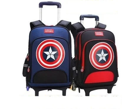 

School Rolling backpacks Travel bags for kid Boy's wheeled School backpack wheeled bag for School Trolley bag On wheels