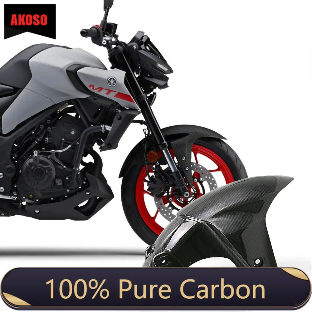 

Full Carbon Fiber For Yamaha MT09 FZ09 Tracer900 GT FJ-09 2020 20212022 Motorcycle Mudguard Guard Front Fender Body Fairing Kit