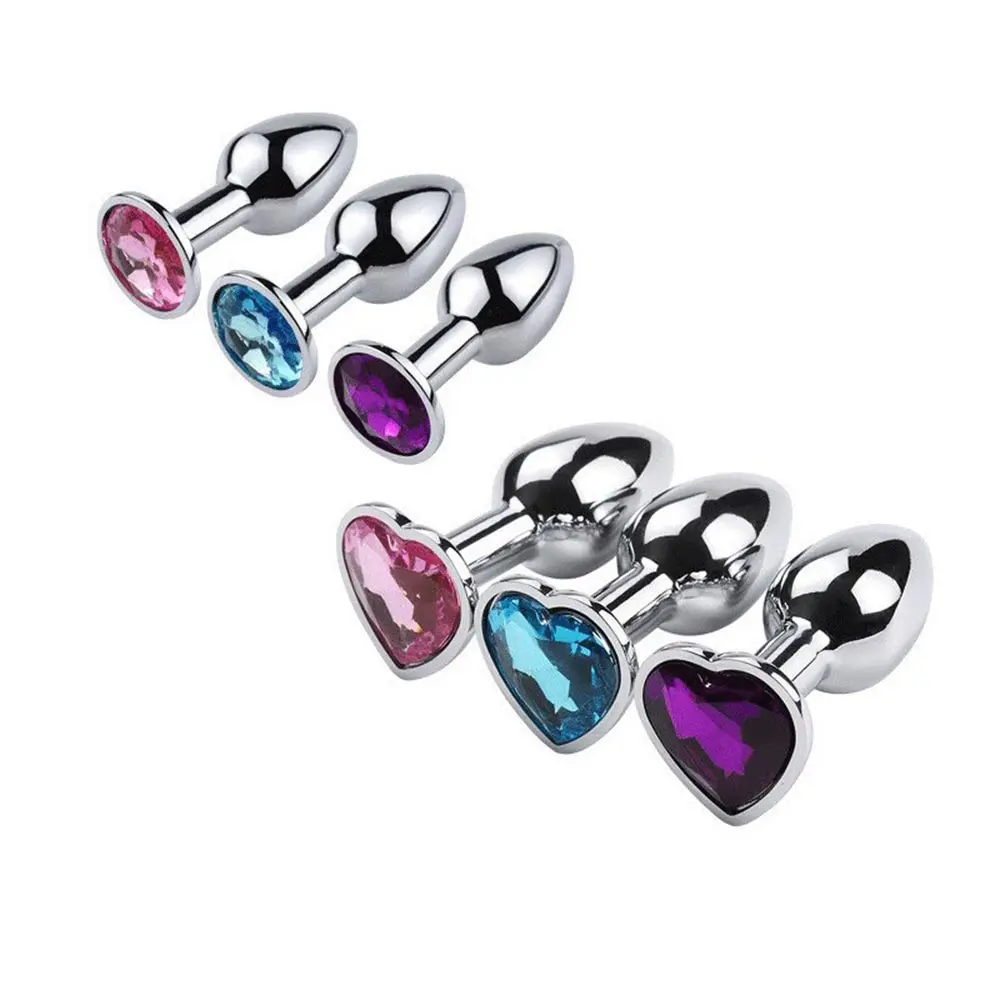jewelry prostate massager for men Ass rubber woman metal plug for woman Large anal plug vibrator toys-toys complete soft