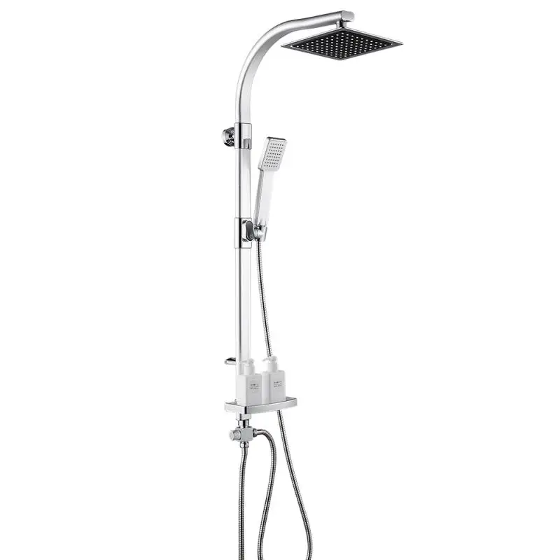 

High Quality Shower System Set Bathtub Thermostatic Shower Mixer With Hand Shower Soap Box Bathroom Faucets Accessories For Home