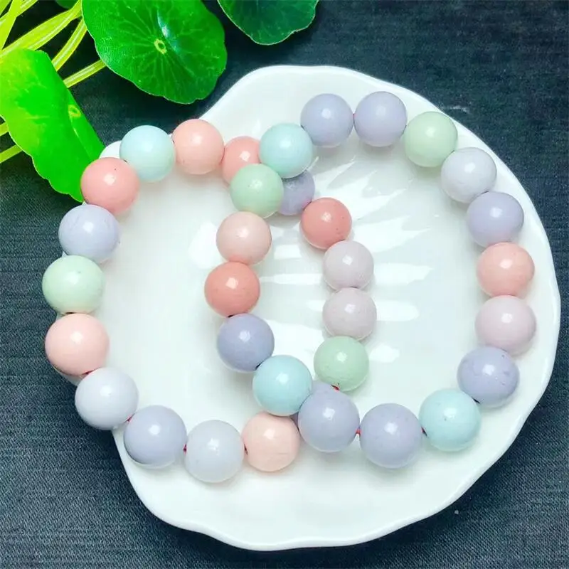 

Natural Rainbow Stone Bracelet Women Lucky Reiki Healing Crystal Strand Bangles Gemstone Girlfriend Jewelry Gift 1PCS