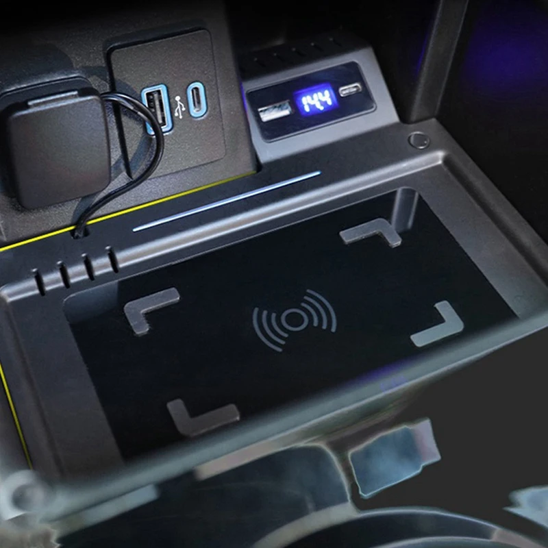 Автомобильное беспроводное зарядное устройство Qi 15 Вт пластина для быстрой