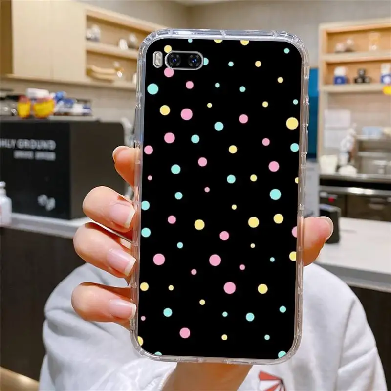 Милый мультяшный волнистый горошек чехол для телефона Huawei Mate P10 P20 P30 P40 10 20 Smart Z Pro
