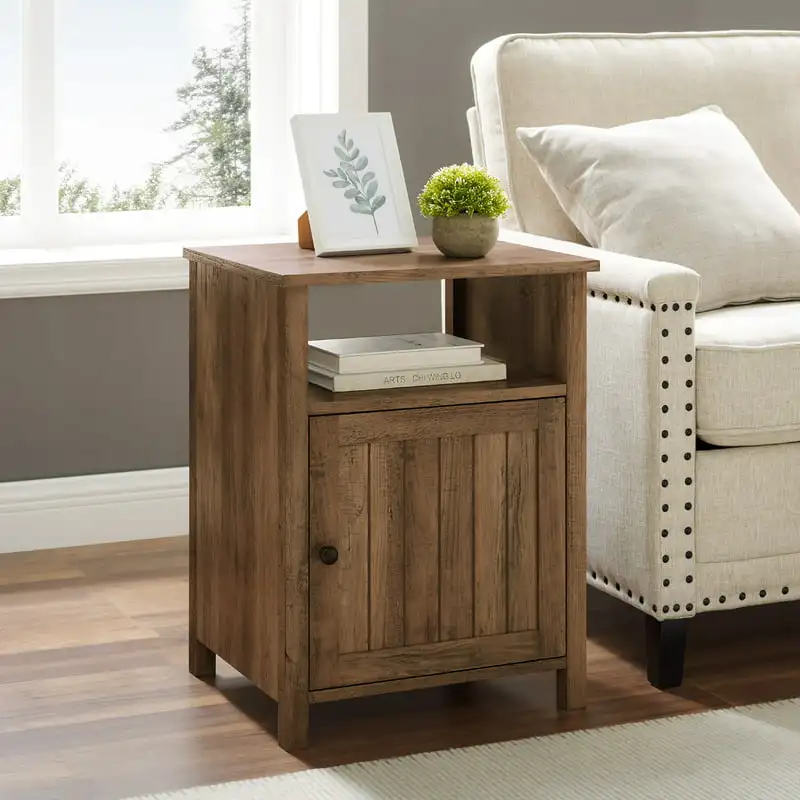 

End Table, Reclaimed Barnwood