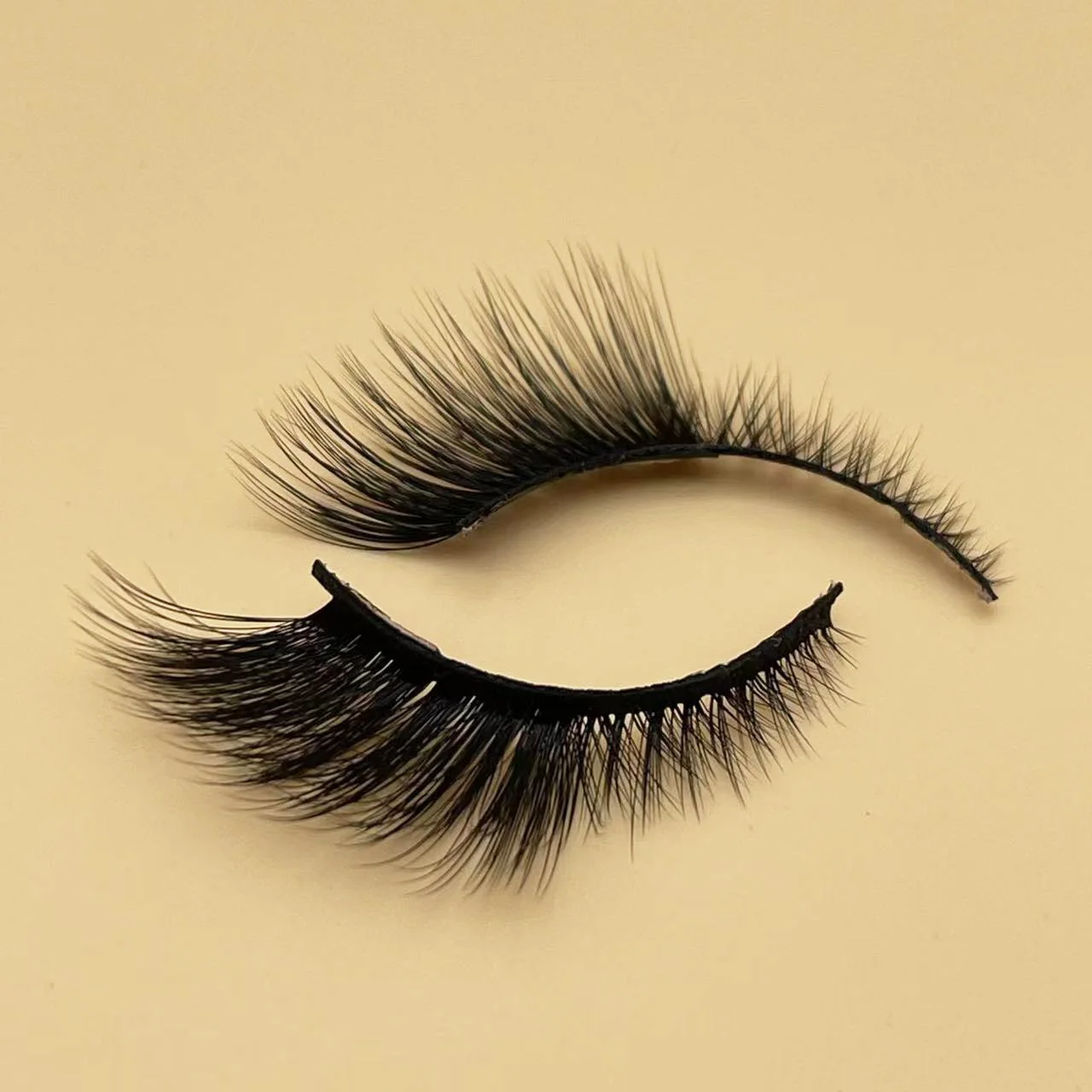 Faux Mink Lash Winged Faux Eyelashes Natural Long Lashes For Eyelash Extension Eye End Lengthen For Foxy Eye Sexy Eye Makeup images - 6