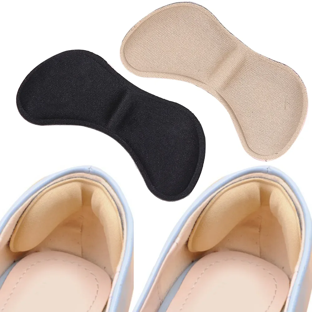 Pair Heel Liner Shoe Heel Insoles Pain Relief Cushion Anti-Wear Adhesive Feet Care Pads Heel Sticker Grips Crash Insole Patch