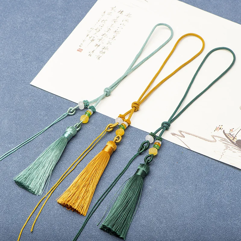 

Новый шнурок для сумки DIY кисточка с кисточками, шнурок для ручной игры из сандалового дерева