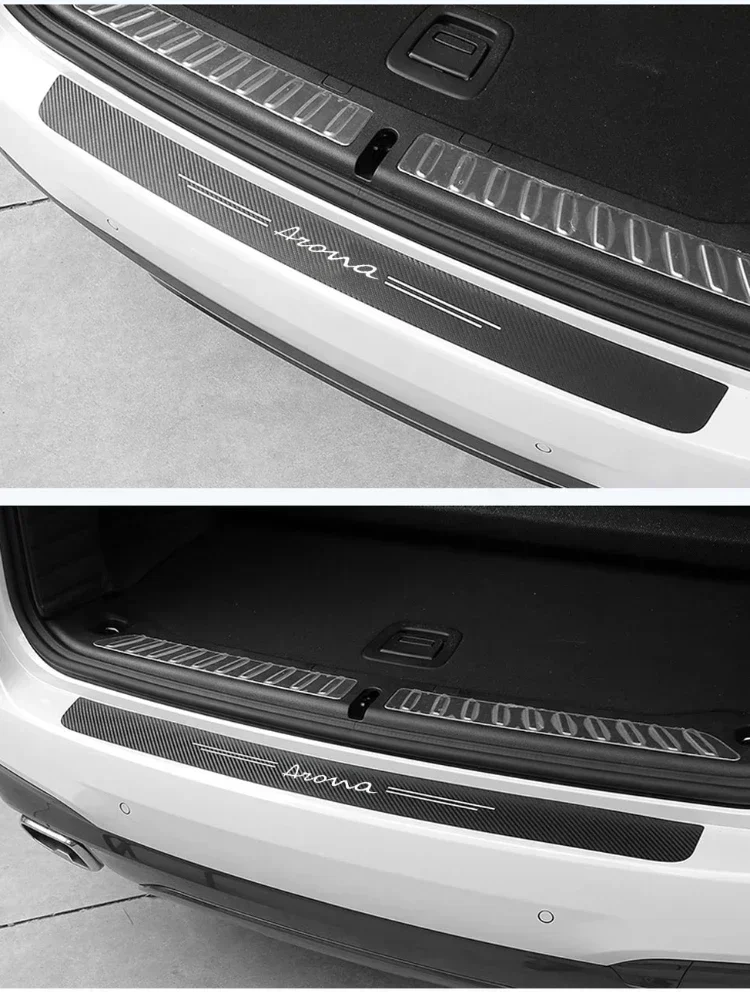 Наклейки на пороги автомобиля из углеродного волокна полоска порог от царапин