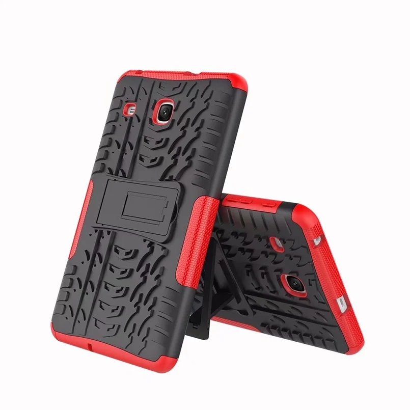 Бронированный противоударный чехол-подставка из ТПУ и ПК для планшета Samsung Galaxy Tab