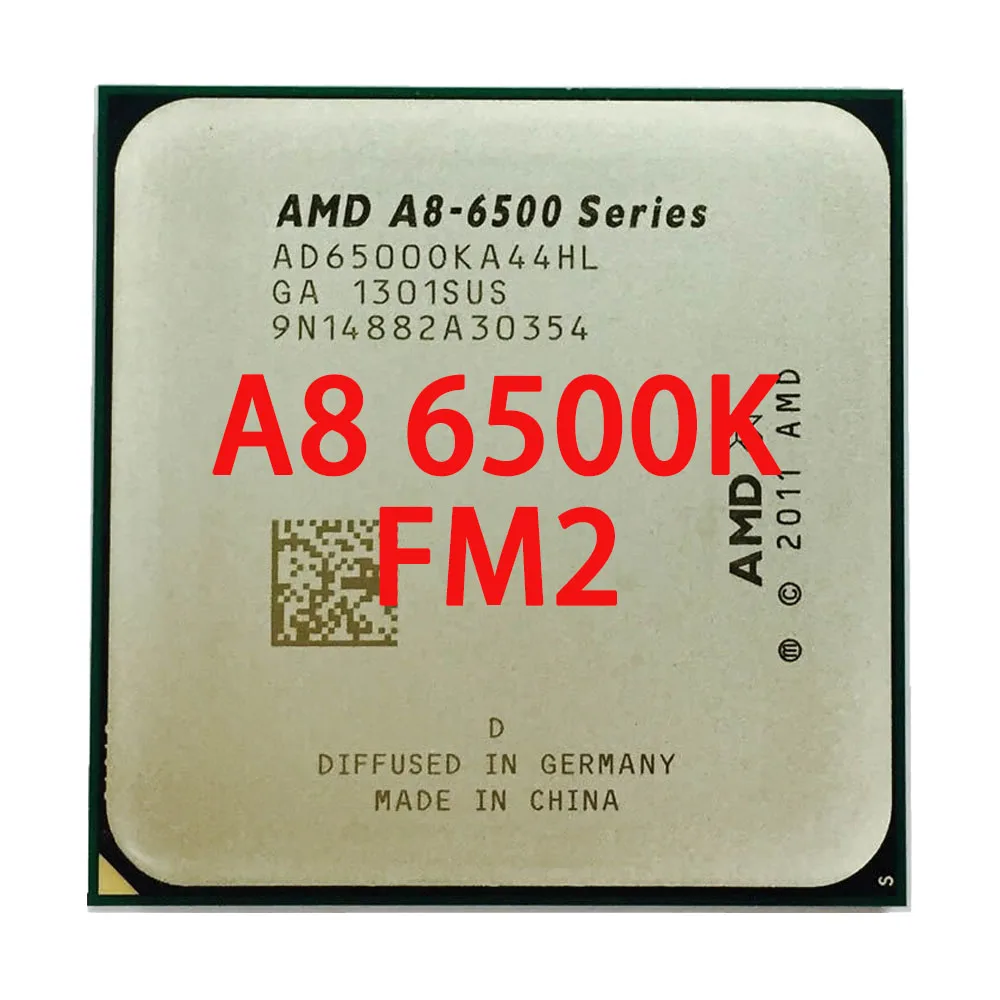 

AMD A8 Series A8 6500 A8 6500k CPU AD6500OKA44HL 3.50GHz (4.1GHz Turbo) / AD650BOKA44HL Socket FM2