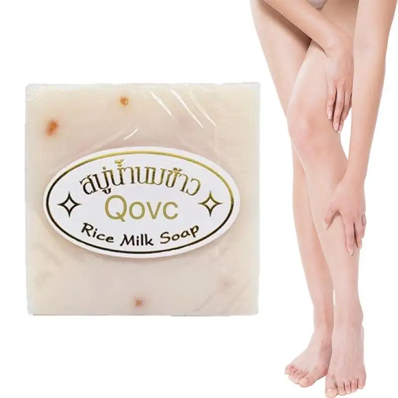 

Thai Rice Soap Gentle Multi-Purpose Bar For Rice Lovers Bathroom Accessories Cleaning Soap For Hand Washing Removing Make-Up