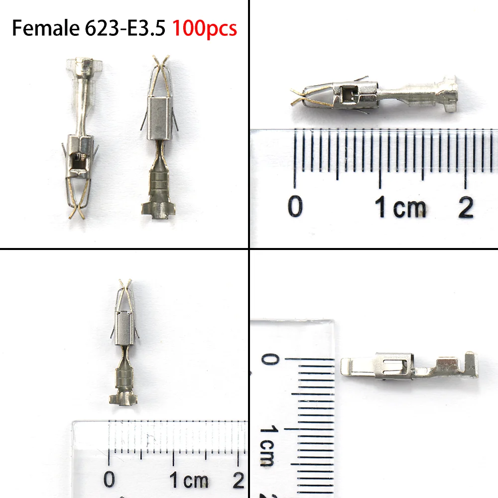Автомобильные контакты разъема 1 5/3 5 мм мужской женский стандартный обжимной
