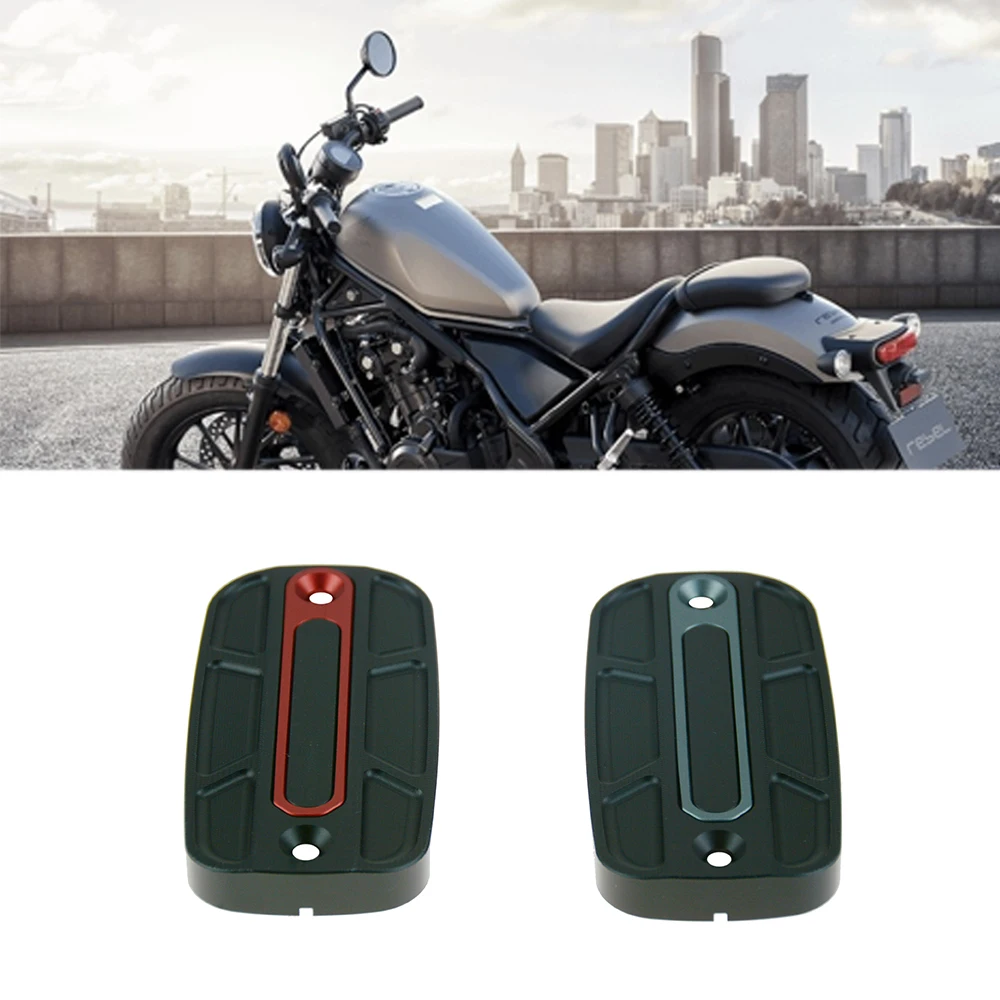 

MKLIGHTECH для HONDA Rebel 500 Rebel 500 универсальная модель мотоцикла CNC алюминиевый передний тормозной резервуар Крышка Резервуара жидкости масляная крышка