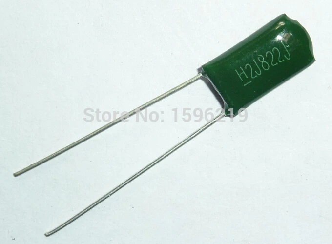 

10 шт. Майларовый пленочный конденсатор 630 в 2J822J 8200pF 8.2nF 2J822 5% полиэфирный пленочный конденсатор