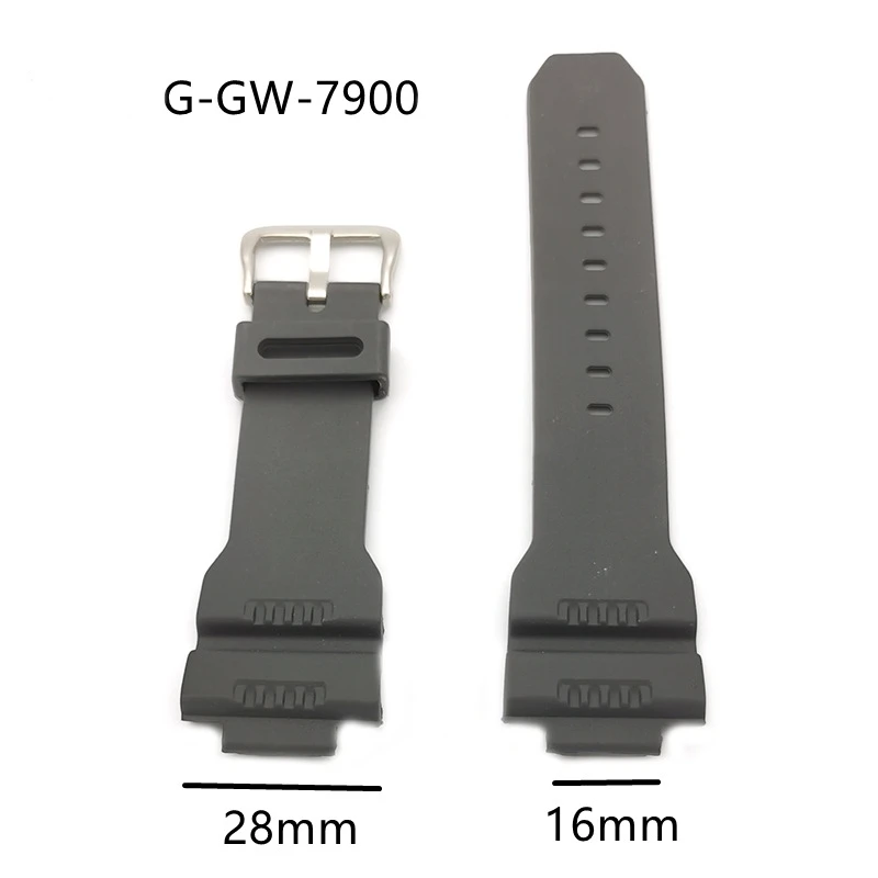 For Casio G SHOCK G-7900SL GW-7900B GR-7900NV Watches Watchband Silicone Rubber Bands For Casio Replace Sports Watch Straps