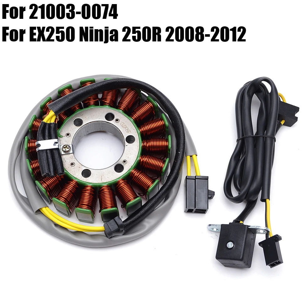 

Stator Coil for Kawasaki Ninja 250R EX250 2008 - 2012 2009 2010 2011 21003-0074