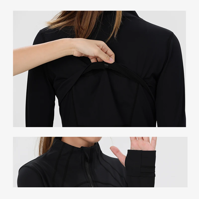 Sports Jackets for Women Windbreak New in Coats and Yoga Clothes Gym Outfit Leisure Wear Winter Sweatshirt Running Long Sleeve