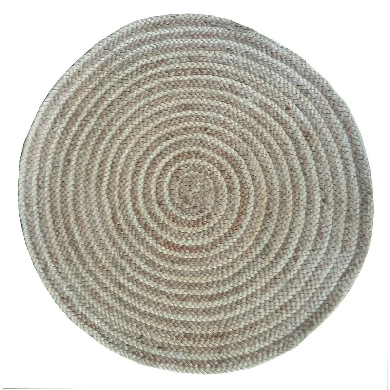 

Rug Runner Natural Jute Handwoven Style Double Sided Contemporary Look Rug