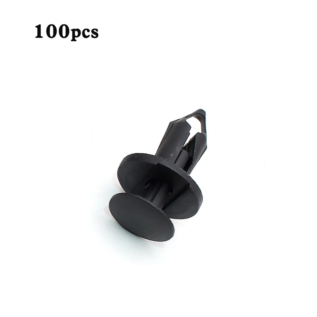 

100 Pieces Plastic Automotive Retainer Clip Professional Universal Detachable Fixing Bumper Splashguard Fastener Screw