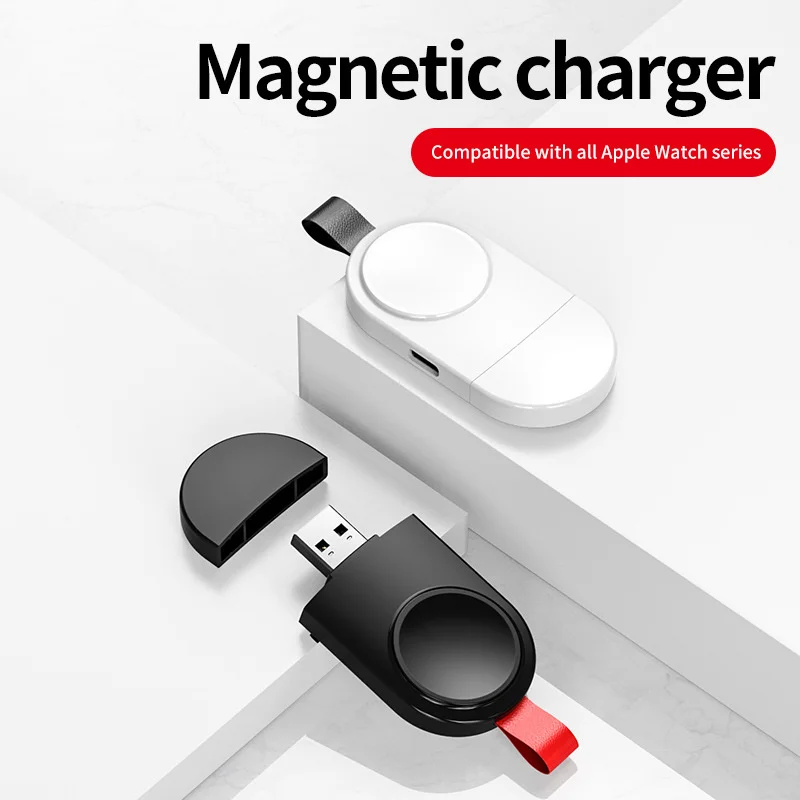 

Portable Wireless Charger for Apple watch series 7 6 SE 5 3 Magnetic Charging Dock Station USB Charger Cable iWatch accessories