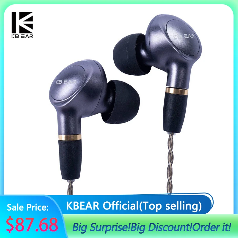 

KBEAR TRI x HBB KAI Ormosia 10mm Dynamic+Composite BA In Ear Monitor Headphone MMCX Earphone WIred Earbuds Headset KBEAR INK IEM