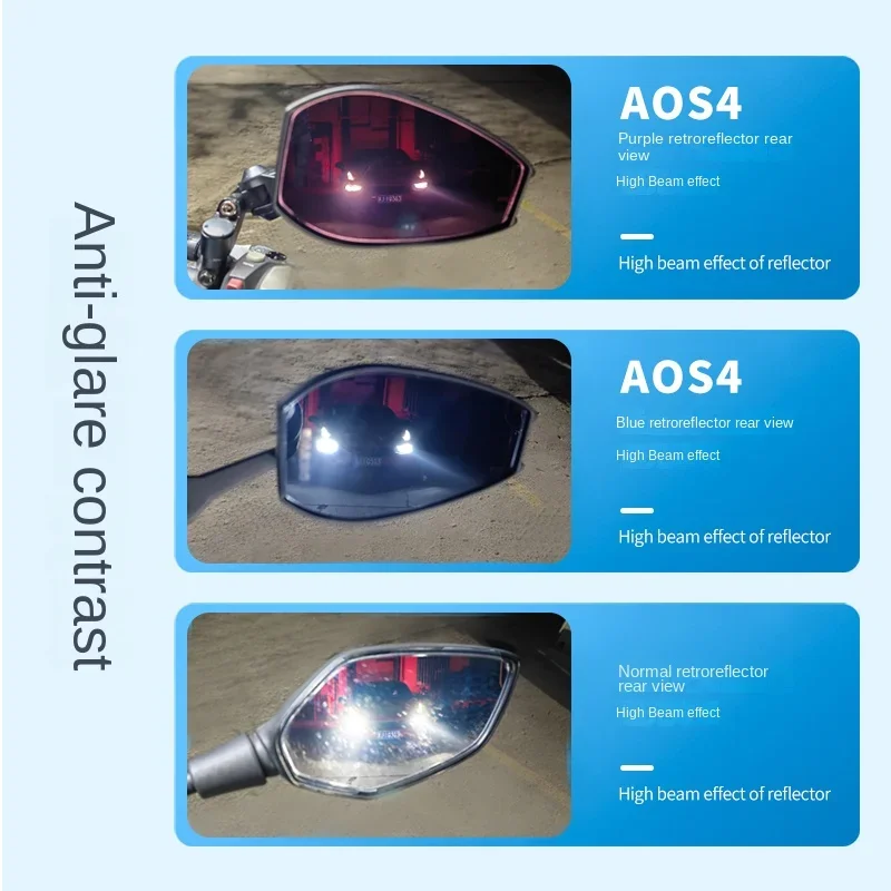 Wyj Аккумуляторный автомобильный отражатель модифицированный синий фиолетовый