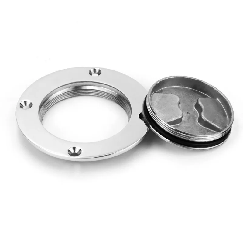 Морской 4-дюймовый люк палубная пластина из нержавеющей стали 316 круглый