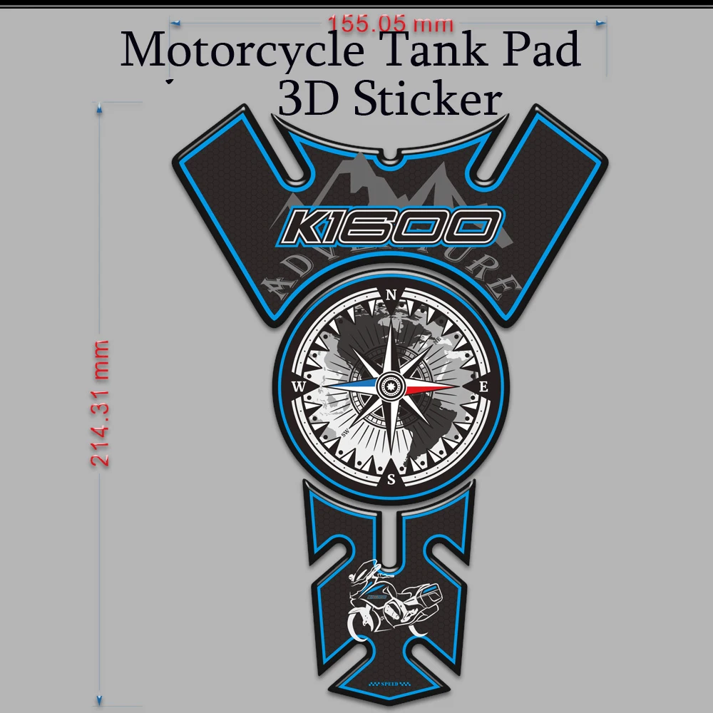 Наклейки для BMW K 1600 B GT GTL Grand America K1600 Tank Pad K1600GT защита мотоцикла обтекатель эмблема
