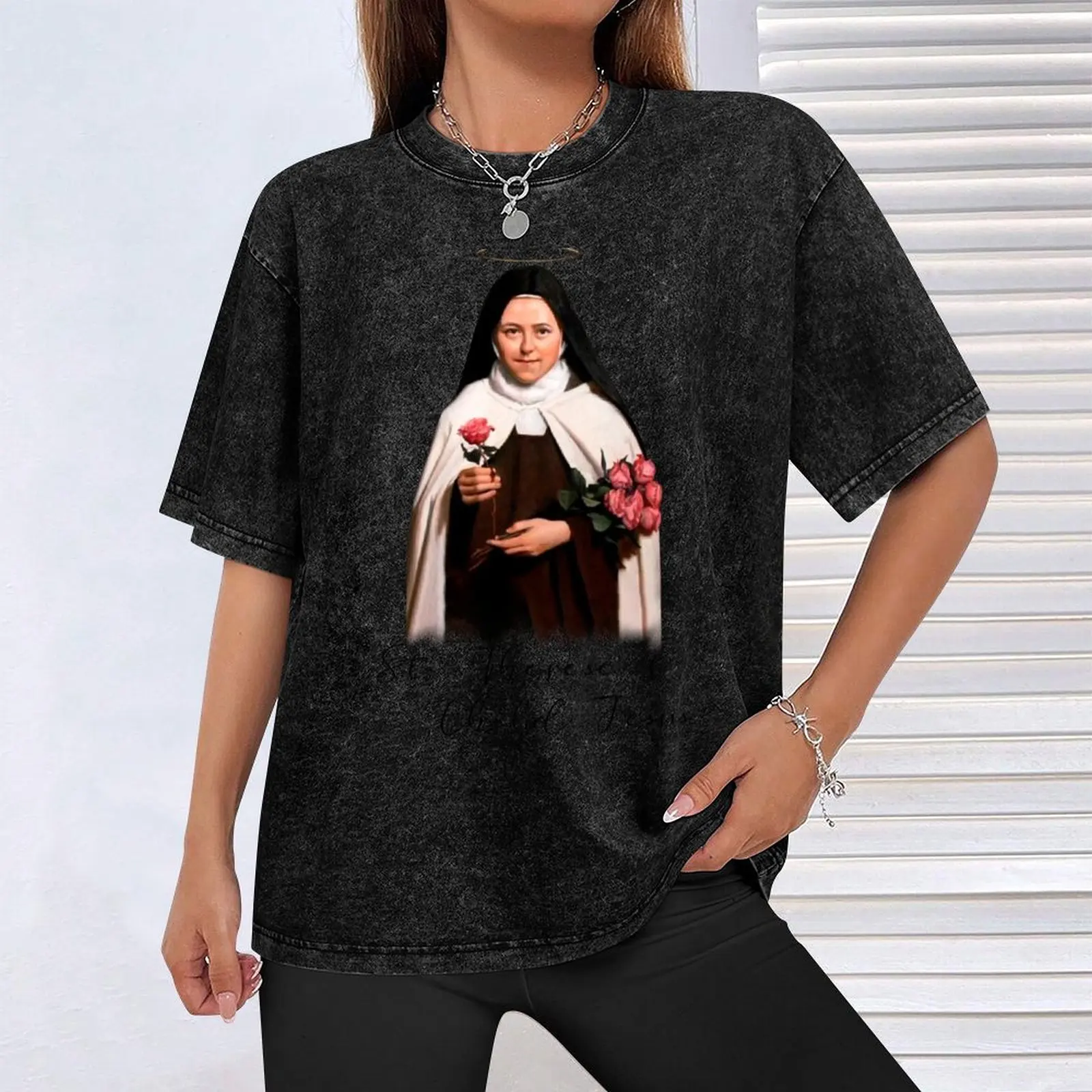 Фото Футболка St. Therese of Child Jesus, высококачественная, прочная футболка №4