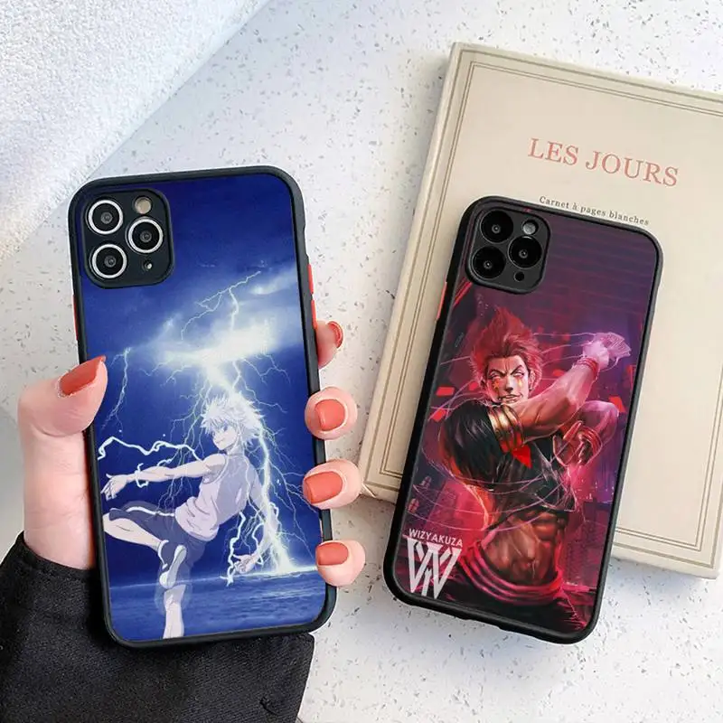 

Hunter X Hunter anime Phone Case matte transparent For iphone 7 8 11 12 13 plus mini x xs xr pro max cover