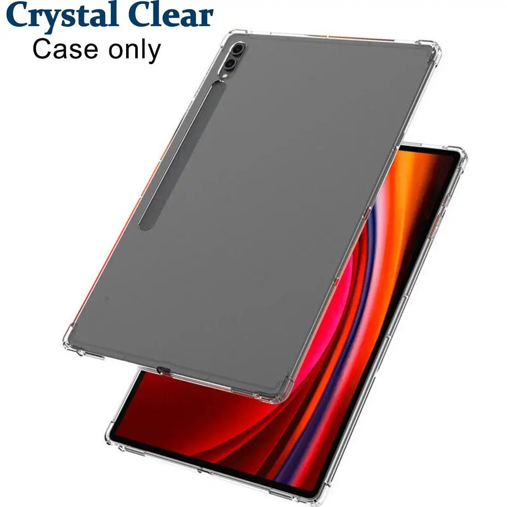

Transparent For Tab S9 /s9+/s9 Ultra Anti-fall Tablet Soft Tpu Silicone Back Cover Y3l2