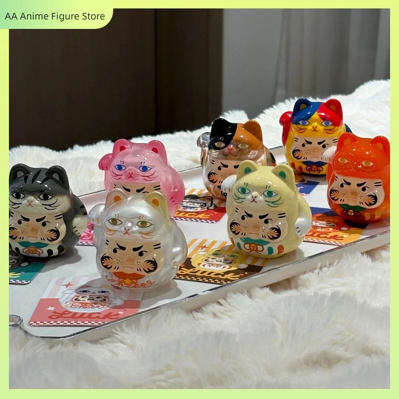 Новая модная игровая слепая коробка, оригинальный Pp X Monster, сверкающий персонализированный кот Lucky Damo V5, украшение для рабочего стола, игрушка, подарок, украшение (art.: 3920d225a968b) - 3920d225a968b