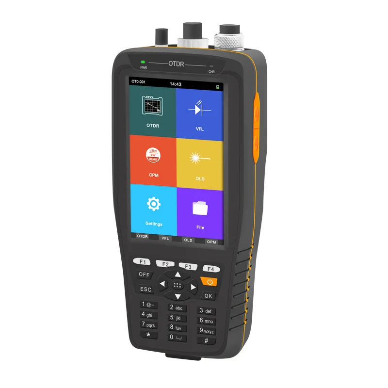 1610nm  Handheld Mini OTDR TM290SF-16 Smart OTDR Reflectometer Optical Power Meter  with VFL OPM OLS Touch Screen
