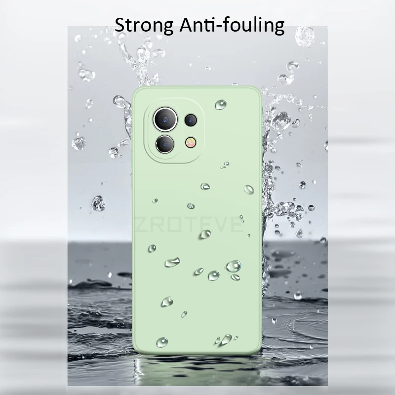 Mi11 Lite Case Zroteve Liquid Silicone Soft Cover For Xiaomi Mi 11 12 12X 12S 10 10T 11i 11T 12T Pro Xiomi Mi10 Mi12 Mi11T Cases