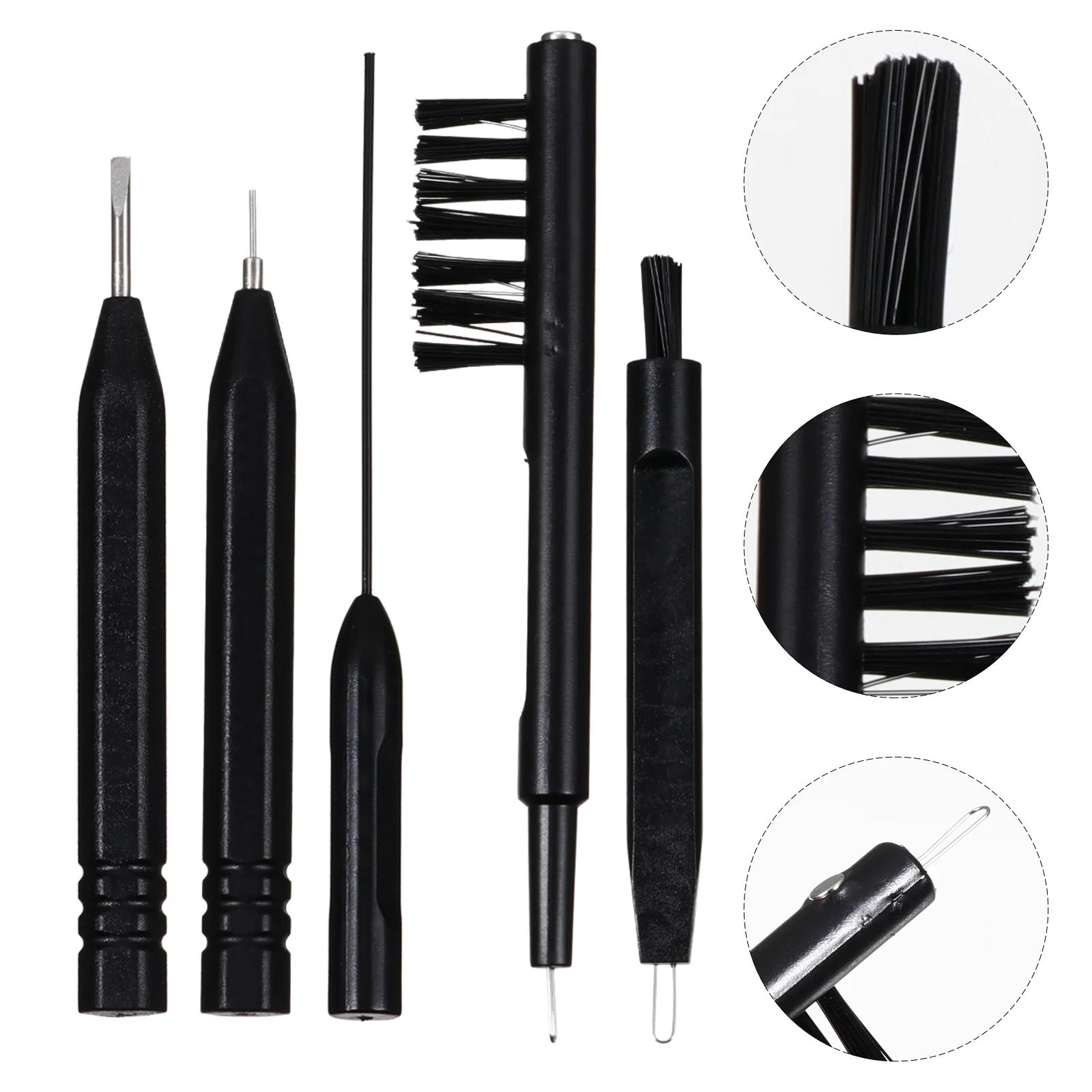 

1 Set of 6 Pcs Hearing Aid Cleaning Tool Practical Hear Aid Cleaning Kit
